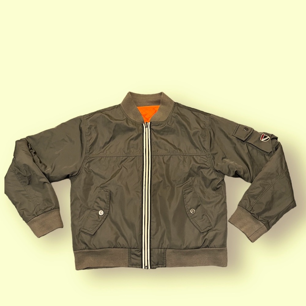 Nike Y2K Reversible Green Bomber Jacket